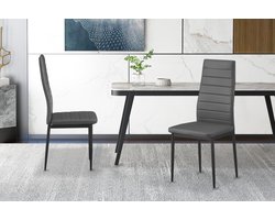 Stoel Kenzo | 41 X 48 X 96 Cm | Grijs