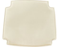 Stoel Kussentje voor Wegner Wishbone stoelen | Off White | PU Leer