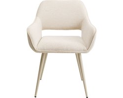 Stoel met armleuningen San Francisco creme Kare Design