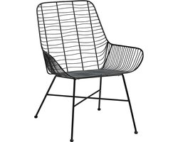 Stoel Metaal Zwart 67 x 63 x 77 cm