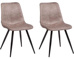 Stoel Spot- kleur Pebble (set van 2 stoelen)