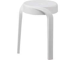 Stoel Tabouret 'Aimé' Wit - set van 6