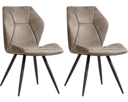 Stoel Tesla - Pebble - set van 2 stoelen
