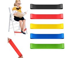 Stoelbanden Kinderen - Veiligheidsbanden Zitje - Kinderveiligheid Thuis - Zelfklevend en Verstelbaar - 5 Stuks Set - Transparant