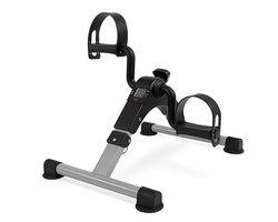 Stoelfiets onder bureau - opvouwbare bureaufiets - deskbike mini hometrainer - 2-in-1 arm- en beentrainer - traploze weerstand - LCD-display - stil en compact - voor revalidatie, senioren en thuiswerken