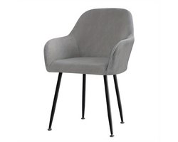 Stoelhoes met armleuning, stretch, universeel, afneembaar, hoezen voor stoelen, wasbaar, voor eetkamer, keuken, woonkamer, kantoor, bruiloft, decoratie, donkergrijs, set van 2