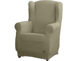 Stoelhoes Oorfauteuil - Beschermhoes Meubel - Bank Beschermen - Bi-elastische Stof - 70-110 cm Breed - Linnen