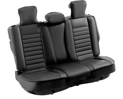 Stoelhoezen, Universele Set voor Volledige Autostoelen, 9-Delig, Imitatieleer, voor en Achter, Half Gesloten, Afneembare Hoofdsteun, Geschikt voor De Meeste Auto's