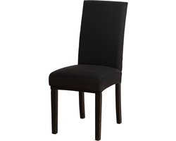 Stoelhoezen voor Uittrekbare Stoelen - 6 Stuks, Effen Kleur, Afneembaar en Wasbaar - Ideaal voor Eetkamer en Evenementen