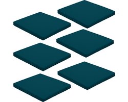 Stoelkussen - Waterbestendige Tuinkussens voor Binnen en Buiten - Zitkussen met Lint - Kussens voor Tuinstoel