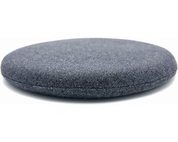 Stoelkussen - Zitkussen Tuinstoel - Stoelkussens Eetkamer - Ronde Memory Foam Zitkussen - Buitenstoelkussen - Verwijderbaar - Omkeerbaar Zitkussen - Wasbaar Stoelkussen Buiten & Binnen - 30*30*3.5cm