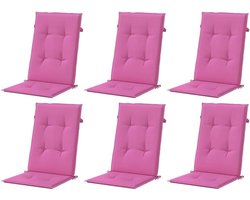 Stoelkussens Hoge Rug - Zitkussen Bankkussen - Buiten Zitten - Duurzame Polyester Stof - 120 x 50 x 3 cm