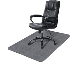 Stoelmat 120 x 90 cm, Bureaustoelmatten voor Hardhouten Vloeren Antislip Vloerbeschermers voor Stoelen Hardhouten Vloeren Beschermende Mat Pad Bureau Stoelmatten Kantoor (120 x 90 cm, Lichtgrijs)