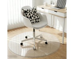 Stoelmat Bureau - Vloerbeschermer - Vloer Beschermen - Transparant Ontwerp - 50cm - Transparant