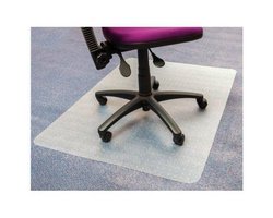 Stoelmat Floortex PVC 120x150cm voor zachte vloeren
