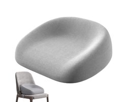 Stoelverhoger voor Eetkamerstoel - Met riempjes en antislip onderkant - Peuterstoelverhoger - Antislip - Kinderzitjekussen - Zitverhoger Peuter Eettafel - Zitverhoger - Booster Seat - Stoelverhoger eettafel - Afneembare - Zitkussen Tafel - Grijs