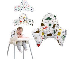 Stoelverkleiner Kinderstoel - Baby Inzet - Comfortabel Zitten - Verstelbare Dikte - 20 x 17 cm - Grijs