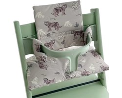Stoelverkleiner tijger - kussenset tijger - stoelverkleiner voor stokke tripp trapp - kinderstoel verkleiner - stoel kussen