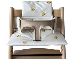 Stoelverkleiner voor kinderstoel - Tijgertje - Meegroei - Waterbestendig Kussenset