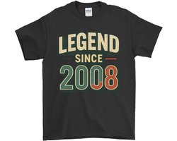 Stoer Legend Shirt – LEGEND SINCE 2008 – Vintage Outfit – Unisex T-Shirt voor Dames & Heren – Origineel Cadeau