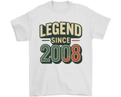 Stoer Legend Shirt – LEGEND SINCE 2008 – Vintage Outfit – Unisex T-Shirt voor Dames & Heren – Origineel Cadeau