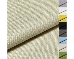 Stof Beige 500 x 148 cm, Meubelstof per Meter, Bekledingsstof 350 g/m², Slijtvaste Structuurstof, Ideaal voor Meubels Bekleden, Gordijnen, Sofa en Stoelen
