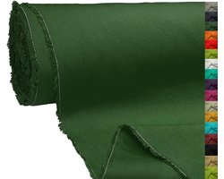 Stof Canvas Materiaal Kledingstof Tuch Gordijnen Tas 145 cm 57" Breed 250GSM Metergoed - Halve Meter 50cm x 145cm Donkergroen