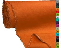 Stof Canvas Materiaal Kledingstof Tuch Gordijnen Tas 145 cm 57" Breed 250GSM Metergoed - Halve Meter 50cm x 145cm Oranje