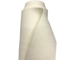 Stof, nepleer, vinyl, waterdicht, materiaal, voor kleding maken, bekleding, tafelkleed, tassen, korte broeken, rokjes, ivoor, 1 meter, 100 x 140 cm