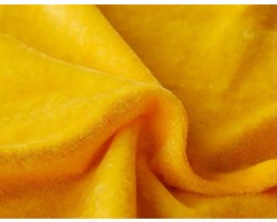 Stof, per meter, 2 m x 165 cm, pané-fluweel, veloursstof, voor kledingpakken, naaien, knutselen, woondecoratie, kleur, stretch, fluweel, goud, fluweel, massief stoffen