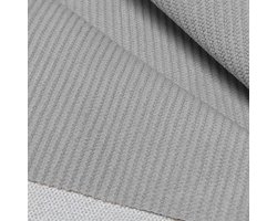 Stof per meter, corduroy, 2 m x 140 cm, bekledingsstof, meubelstof om te naaien, corduroy, decoratieve stof, gordijnstof voor bank, deken, kussens, beddengoed, Öko-Tex (lichtgrijs, 140 x 200 cm)