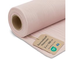 Stof per Meter Zuiver Katoen 2 M – Naaistof Decoratiestof voor Patchwork Kleding Kussens Gordijnen Voering Ademend Huidvriendelijk en Zacht 9. Vuil roze
