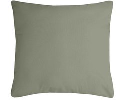 Stof Textile sierkussen Nelson - groen - 60 x 60 cm - bank kussens - zitkussens - binnen/buiten - polyester