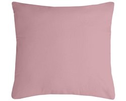 Stof Textile sierkussen Nelson - roze - 60 x 60 cm - bank kussens - zitkussens - binnen/buiten - polyester