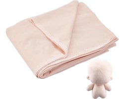 Stof Zachte Diy Kleding Accessoires Doek Door De Yard Pluche Oppervlak Polyester Skins Kleur Stoffen Voor Naaien Maken Poppen Kleding Tassen Puppet Haak Handcraft