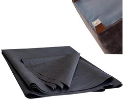 Stofdichte stof voor slaapbank - 24 inch x 3 yards afmetingen, zwarte non-woven hardware, extra brede beschermende hoes | Herstel beschadigde bodems Krasbeschermer Eenvoudige installatie Home