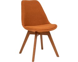 Stoffen Eetkamerstoel Berenice Oranje
