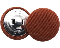Stoffen Knopen - Kleurrijke Sluitingen - Kleding Versieren - Praktische Vervanging - 18 mm 200 Stuks - Wijnrood