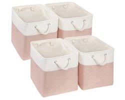 Stoffen Opbergdoos 33 x 38 x 33 cm - 4 Stuks - Ideaal voor Kleding, Plank en Kast