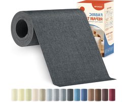 Stoffen Patches - Reparatietape Linnen - Meubels Repareren - Zelfklevend Waterdicht - 10x200cm - Grafietgrijs