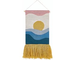 Stoffen wanddecoratie HASILPUR Katoen 108 cm Multicolor