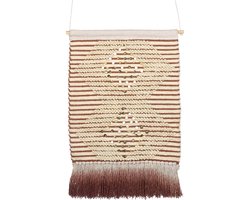 Stoffen wanddecoratie SABO Katoen 75 cm Beige
