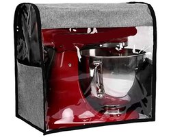 Stofhoes Geschikt voor KitchenAid keukenmixers en andere accessoires, grijs