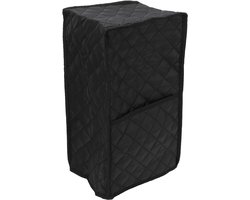 Stofhoes voor keukenblender met accessoirevak - Beschermende hoes voor mixers en keukenapparatuur van Padded Stof, zwart