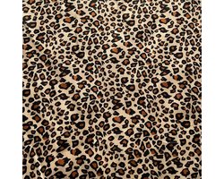 stof,imitatie van dierenvachten,tijgerprint,luipaardpatroon,decoratieve stof,kostuumstof,gordijnstof,kleurrijke satijnen stoffen om te naaien,podiumkostuums,100x150cm,luipaardprint B