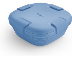 Stojo - Lunchbox 700 ml Steel - Siliconen - Blauw -