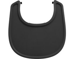 Stokke Dienblad voor Nomi, Zwart - Gemakkelijk te monteren op Stokke Nomi Baby Set - Kan in de vaatwasser, voedselveilig plastic