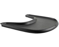 Stokke Dienblad, Zwart - Compatibel met babyset Tripp Trapp - Handig in gebruik en schoon - Gemaakt van BPA-vrij plastic - Geschikt voor peuters van 6-36 maanden