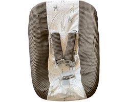 Stokke newborn hoes legergroen zebra giraffe olifant