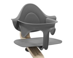 Stokke Nomi Babyset, Grijs - Biedt zij- en rugsteun als je baby leert zitten - Past bij alle Nomi-stoelen